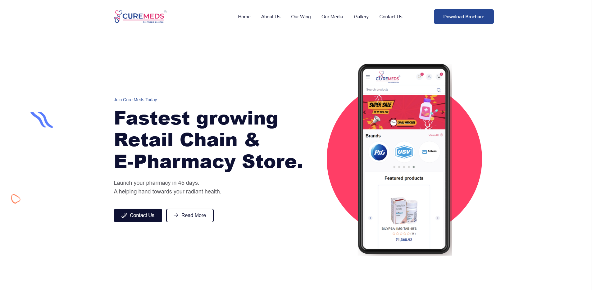 Cure Meds Website