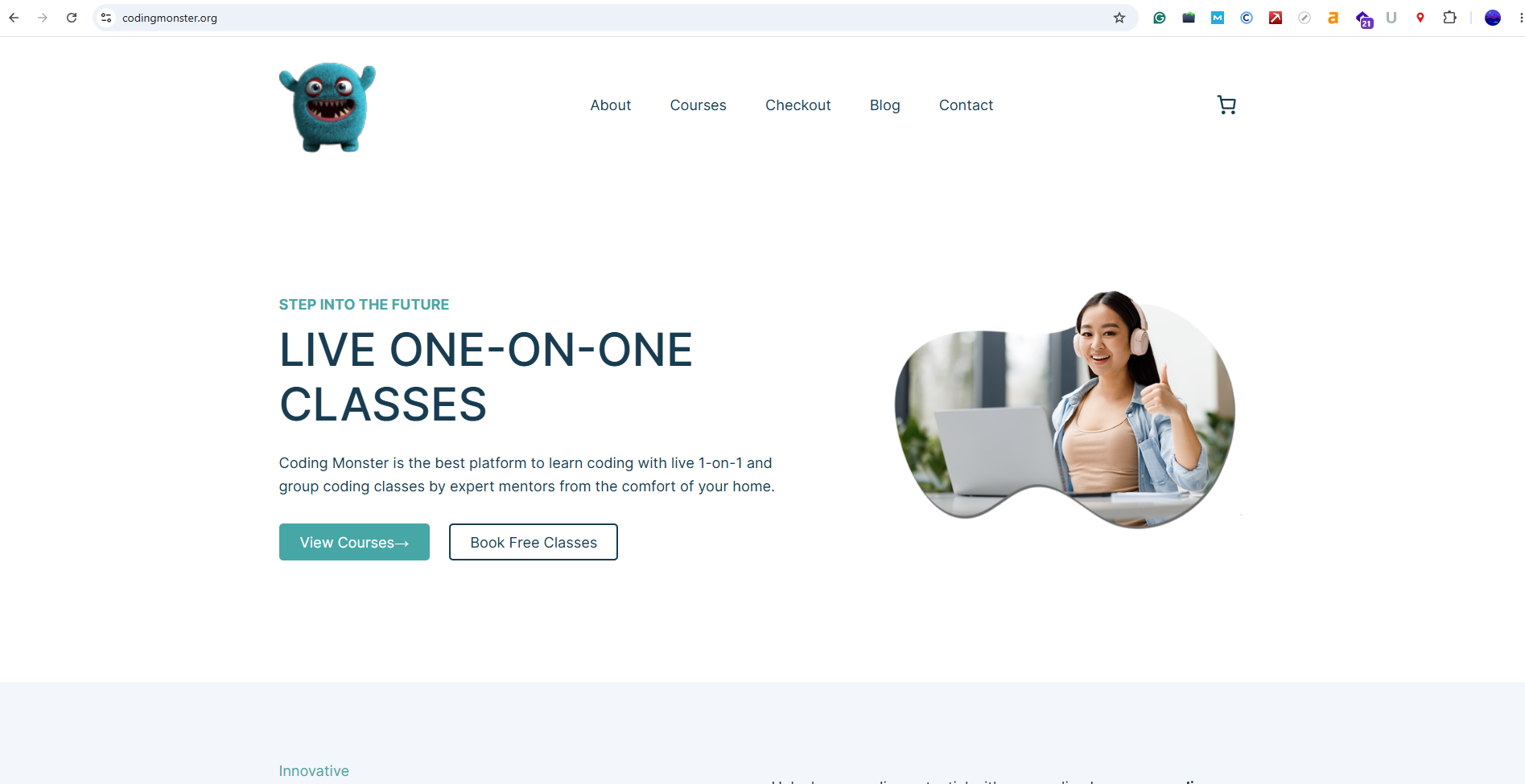 Coding Monster Website