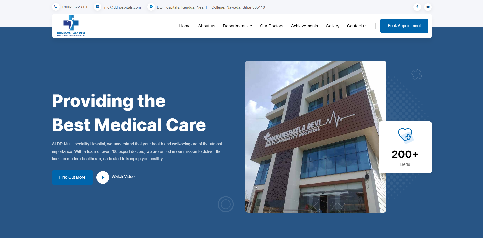 DDHospital Website