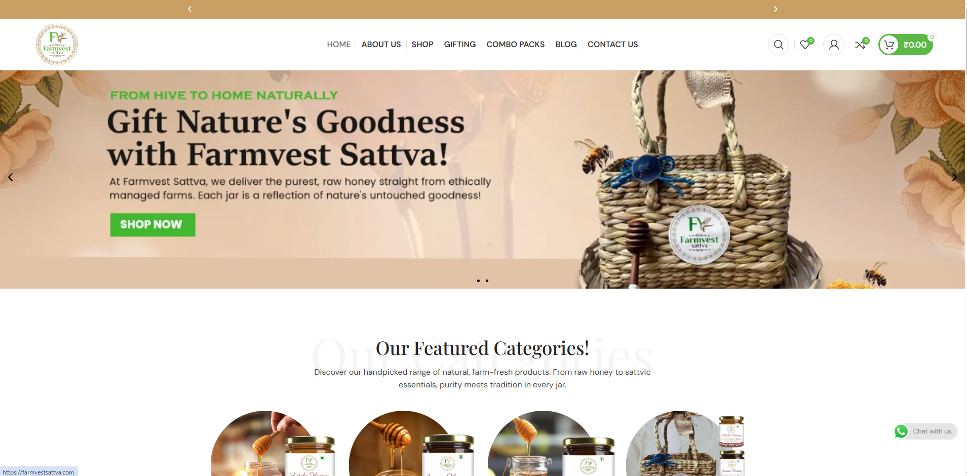 Farmvest Sattva Packaging